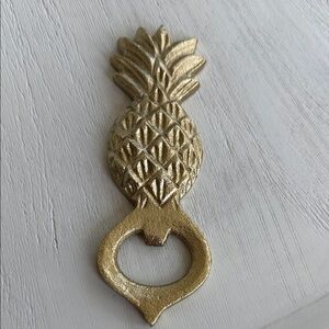 Pineapple Bottle Opener Gold